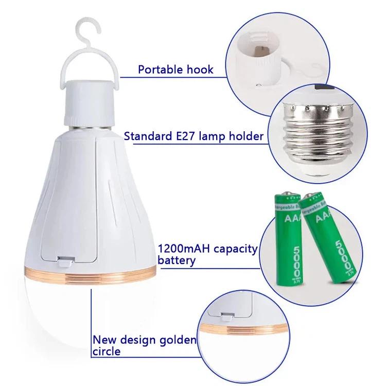 Portable Cordless Charging Emergency Bulb3 Portable Cordless Charging Emergency Bulb3