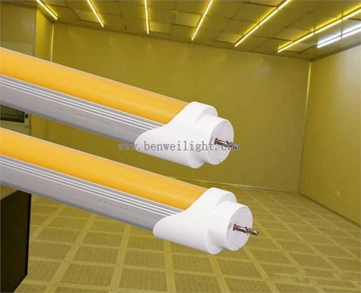 UV free LED Yellow tube light T8 600mm 900mm 1200mm 1500mm