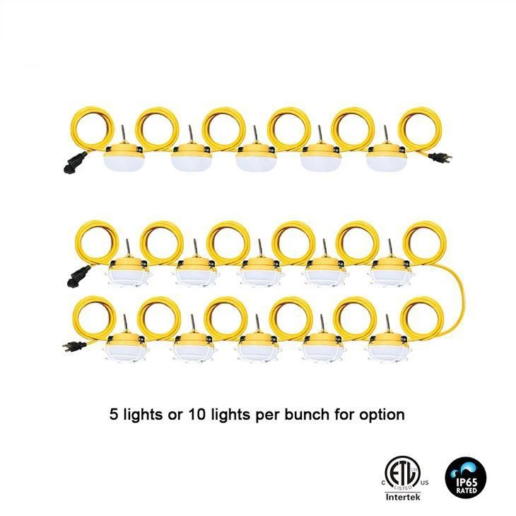 50 фута строителни светлини Led работна светлина