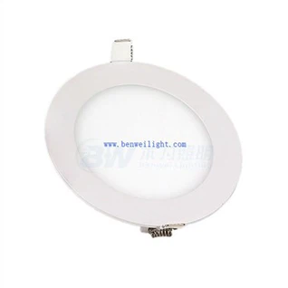 Светодиодна панелна рамка с кръгла форма