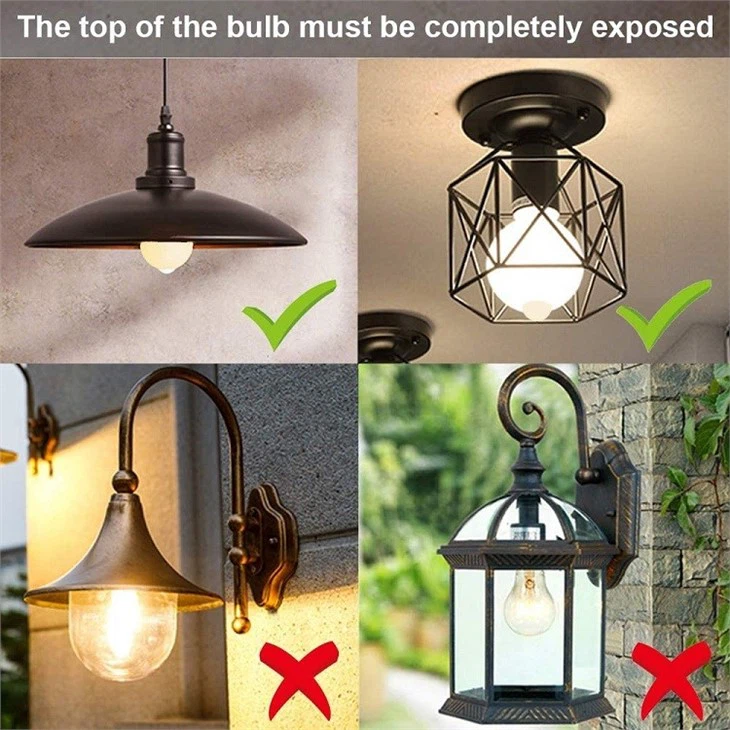 motion sensor light bulb bayonet type4