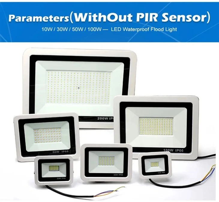 PIR Sensor LED Floodlight  2