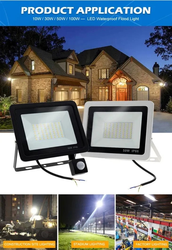 PIR Sensor LED Floodlight  5
