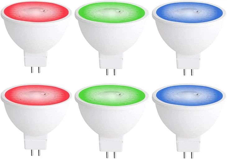 RGB 16 цветни точкови крушки