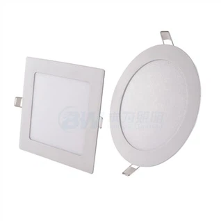 Кръгли LED светлини с плосък панел