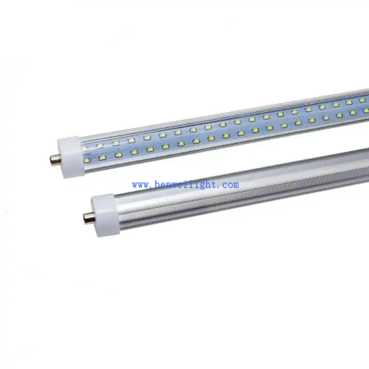 V shape 8ft single pin led fluorescent bulbs (2)