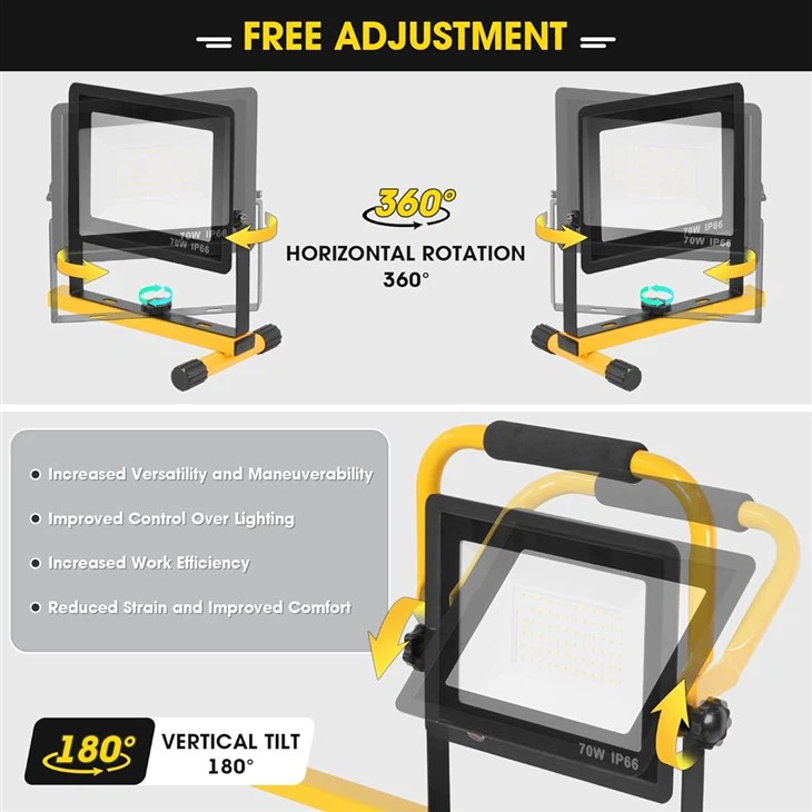Multiple Portable Work Lights With Stand high quality