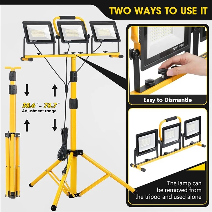 Multiple Portable Work Lights With Stand suppliers