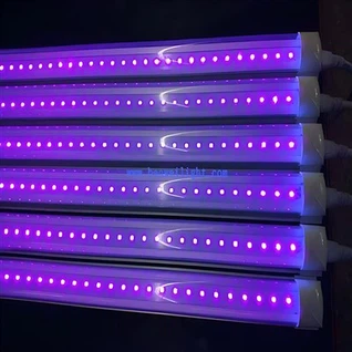 10W UV LED T8 тръбна лампа AC85-265V|395nm|Многоцелеви