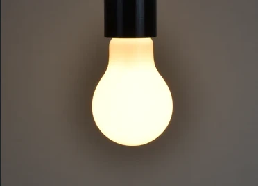 E27 LED крушка с нажежаема жичка A19 Млечна