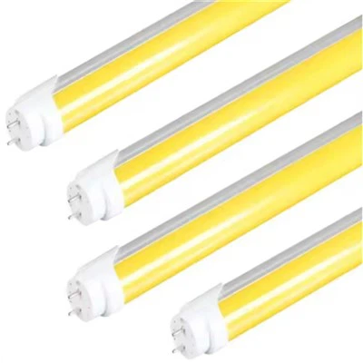 Тръби с жълт капак LED светлина Анти UV